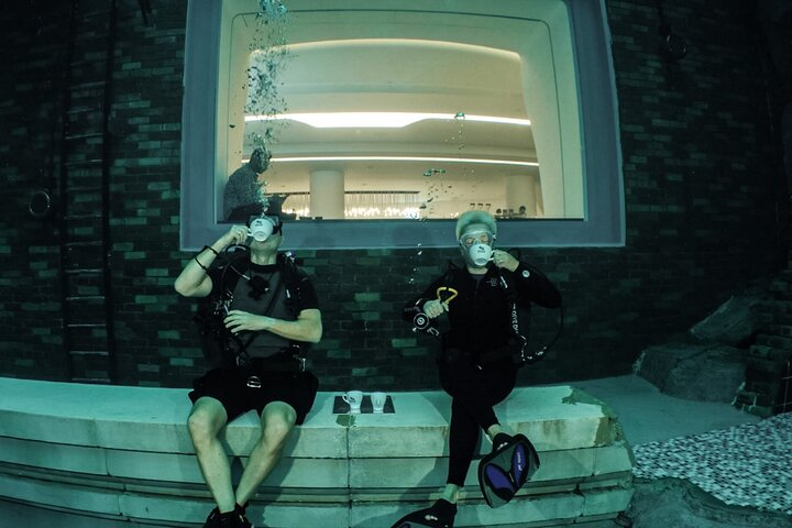 Experience the excitement of snorkeling in the world's deepest pool where divers of all levels can explore a stunning underwater city and enjoy unmatched aquatic adventures.